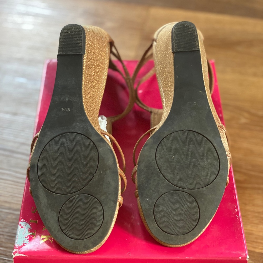 Worn Once Sandals with Crystals - Picture 5 of 5